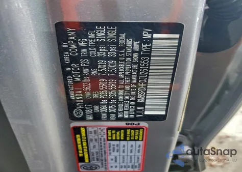 2018 Hyundai Santa Fe Se Ultimate z USA, uszkodzony, nr VIN KM8SRDHF0JU261553